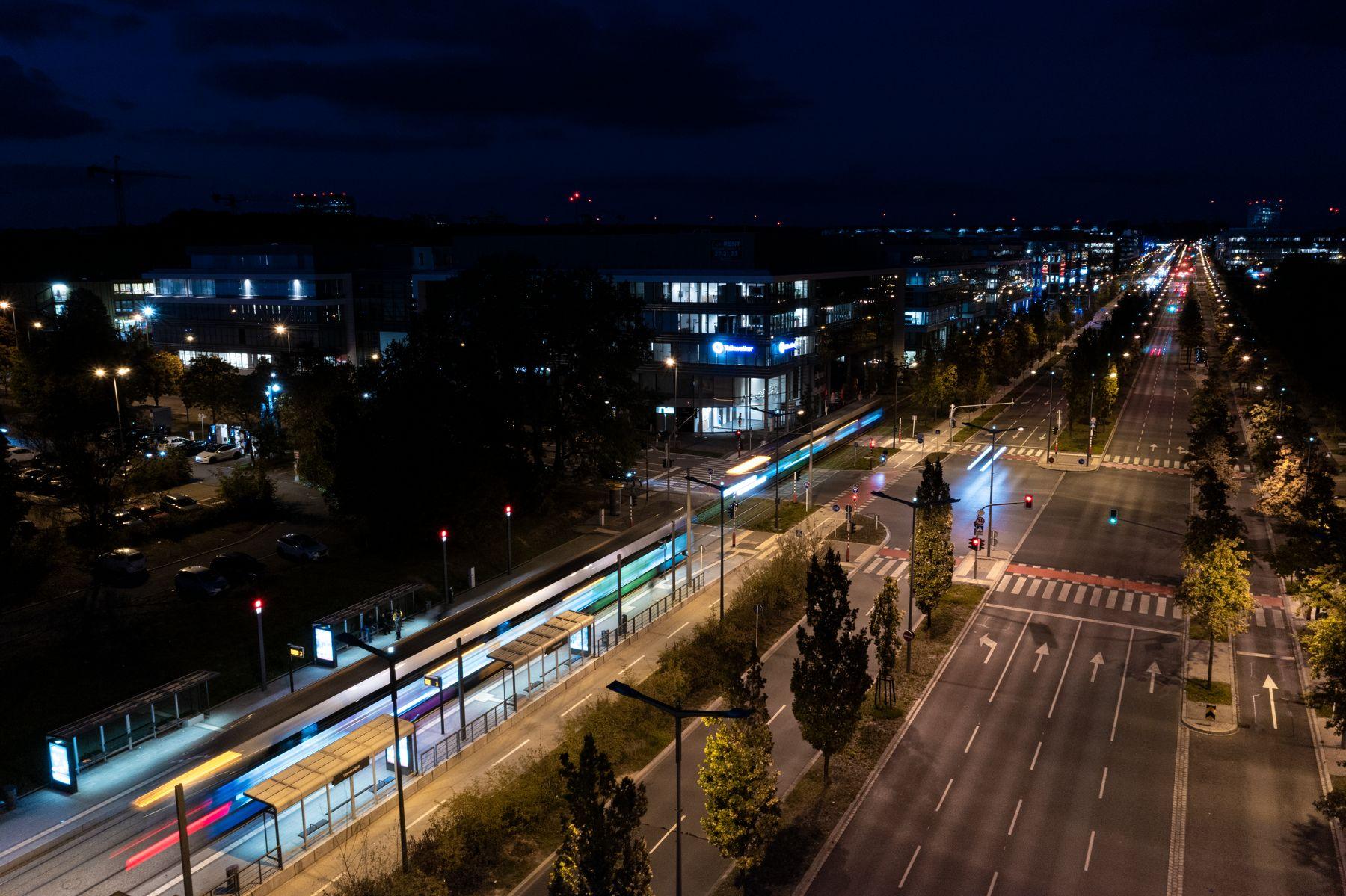 Tramway de nuit